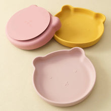 Load image into Gallery viewer, Silicone Baby Suction Dining Plate Bear Shape