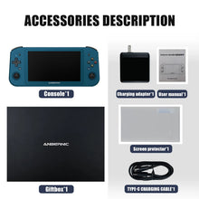 Load image into Gallery viewer, ANBERNIC Win600 PC Games Handheld AMD 3020e/3050e 5.94 Inch IPS Screen Office Video Game Console Windows 10 WiFi5 Pocket Laptop