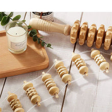 Load image into Gallery viewer, Wooden Therapy Massage Roller for Back Pain Relief & Body Shaping