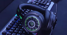 Load image into Gallery viewer, EKSA E5000 Pro Gaming Headphones for PC/PS4/Xbox/Switch, 7.1 Wired Headset Gamer with ENC Mic, USB/Type C/3.5mm Detachable Cable