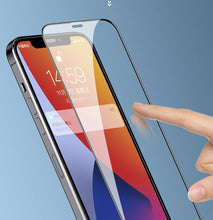 Load image into Gallery viewer, 9D Full Cover Glass Screen Protector for IPhone 11 Pro Max 14 12 X s XS XR Tempered Glass on IPhone 13 Mini 7 8 6S Plus SE Film Tempered Glass Screen Protector Compatible for iPhone