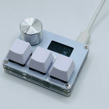 Load image into Gallery viewer, O3C SayoDevice OSU O3C Rapid Trigger Hall Switches Magnetic Pink Switches Keyboard With Knob Screen Copy Paste Shotcut