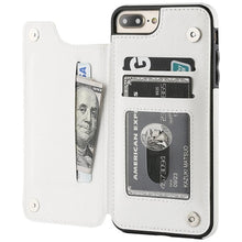 Load image into Gallery viewer, Leather Retro Card Holder Flip Cover for iPhone 11 12 13 14 Pro Max Mini Wallet Case iPhone 11 PU Leather Flip Cover Wallet Case For iPhone