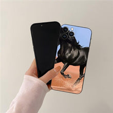 Load image into Gallery viewer, Cool Horse Animal Cover For Girls Boys Women Men, Unique Trendy Bumper Cover Case Phone Case For Iphone 13promax 11 14 12 Pro Max Mini Xr X Xs 7 8 6 6s Plus Cover