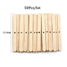 Load image into Gallery viewer, 120Pcs Waxed Cotton Candle Wicks with Stand Original Smokeless Candle Wick for DIY Candle Silicone Mold Candle Making Supplies