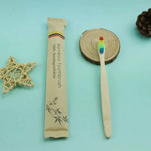 Load image into Gallery viewer, Eco-Friendly Bamboo Toothbrush - Soft Bristles, Vegan, Plastic-Free, 10-Pack