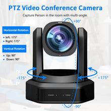 Load image into Gallery viewer, Runpu 1080P/60fps NDI Conference PTZ Video Camera 12/20/30x Zoom Ai Auto Tracking PTZ SDI Camera HDMI USB Outputs Support POE