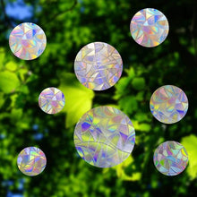 Load image into Gallery viewer, Rainbow Suncatcher Window Stickers – PVC Prism Decals