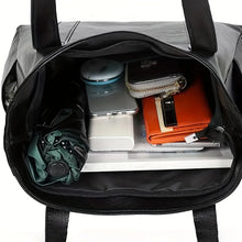 Load image into Gallery viewer, Vintage Large Capacity Tote Bag, Retro Vegan Shoulder Bag, Women's Casual Handbag For Commute