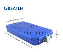 Load image into Gallery viewer, Single Layer Silicone Sterilization Tray Box Case Tools Disinfection Box Autoclavable Box Eye Instrument Dental Disinfection