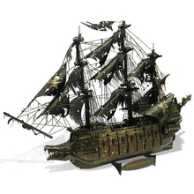 Load image into Gallery viewer, Piececool 3D Metal Puzzle Flying Dutchman Pirate Ship