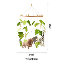 Load image into Gallery viewer, Baby Crib Mobile Rattle Toy Forest Animal Bed Bell