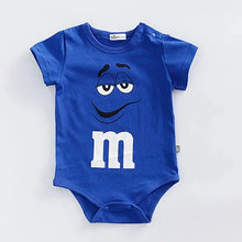 Load image into Gallery viewer, Soft Cotton Baby Romper (3–24M) – Cute Summer Short Sleeve Jumpsuit for Boys & Girls