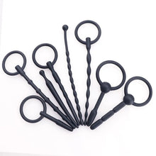 Load image into Gallery viewer, 8pcs/Set Silicone Hollow In Penis Urethral Plug Sounding Catheter Insertion Uretra Male Masturbator Sexy Toys For Men Sexshop