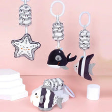 Load image into Gallery viewer, Stroller Hanging Bell Plush Doll Baby Rattles Newborn Visual Toy