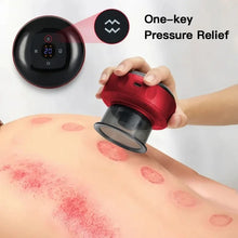 Load image into Gallery viewer, High Quality Body Scraping Massage Smart Electric Vacuum Cupping Heating Suction Cup Device Back Neck Arm Massger