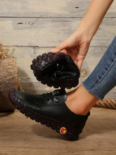 Load image into Gallery viewer, Women Shoes 2024Autumn Fashion Pu Leather Casual Shoes Handmade Sewing Soft Comfortable Mom Shoes Women Sneakers Chaussure Femme