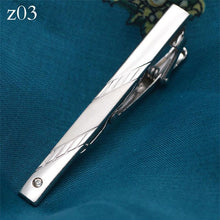 Load image into Gallery viewer, New Metal Silver Color Tie Clip For Men Wedding Necktie Tie Clasp Clip Tie Clips for Men Tie Bar Clip Regular Ties Necktie Wedding Business Tie Pin Clips Gentleman Ties Bar Elegant Men's Accessories
