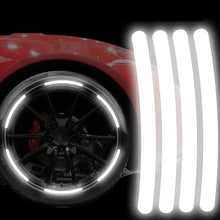 Load image into Gallery viewer, Car Wheel Hub Reflective Stripes - Safety Tire Warning Stickers for Night Driving