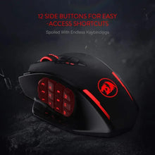 Load image into Gallery viewer, Redragon M913 Gaming 16000 DPI Wired 2.4Ghz Wireless RGB Optical Gamer Mice 16 Programmable Buttons, Black/White Mouse