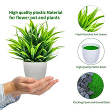 Load image into Gallery viewer, Artificial Plants with Plastic Pots for Home Decor