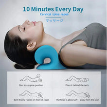 Load image into Gallery viewer, Neck Stretcher & Cervical Traction Massager Pillow for Shoulder & Spine Relief