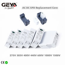 Load image into Gallery viewer, GEYA GSP9 12.5KA T1+T2 SPD 4P 3P+NPE Surge Protector 275VAC Limp:7/12.5KA House Lightning Surge Arrester Device