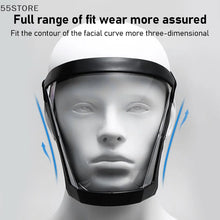Load image into Gallery viewer, Work Protection Mask Transparent Facial Protector Face FaceMask Protective Outdoor Heating Home Kitchen Tools Full Face Mask