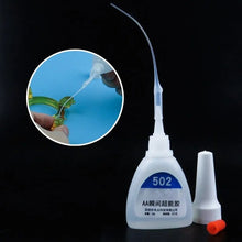 Load image into Gallery viewer, 50pcs Universal 502 Instant Super Glue Dropping Tube Nozzle Lengthened Needle Tube Bottle Cap Catheter Dropper Adhesive Tool