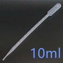 Load image into Gallery viewer, Laboratory Pipette 0.2ml/0.5ml/1ml/2ml/3ml/3ml-L/5ml/10ml Plastic Disposable Graduated Container Liquid Dropper Equipment Straw