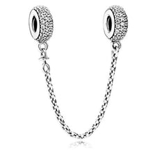 Load image into Gallery viewer, Newest Crown Love OK Unicorn Cupid's Arrow Safety chain Fit Original Pandora Charms Silver Color Bracelets DIY Women's Jewelry
