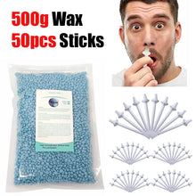 Load image into Gallery viewer, Portable Nose Waxing Kit for Men & Women - 50g-500g Hair Removal Nail Wax Cleaning Kit with Nose Clipper for Beauty Care