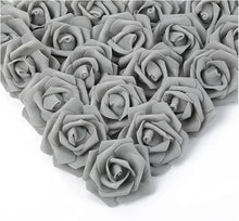 Load image into Gallery viewer, 10/20/50Pcs Artificial Foam Rose Flowers PE Fake Flower for Home Room Dceor Wedding Party Halloween Thanksgiving Christmas Decor