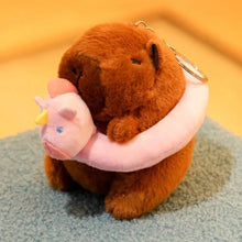 Load image into Gallery viewer, Cute Capybara Plush Toy Hoodie – Small Winged Stuffed Doll for Kids