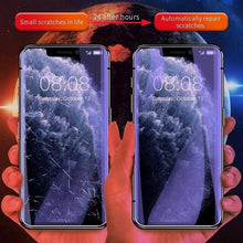 Load image into Gallery viewer, 4pcs Anti Spy Privacy Soft Hydrogel Film For iPhone 13 12 11 14 Pro Max Mini X XR XS Max 6 14 7 8 Plus 12pro 13 Screen Protector Tempered Glass Screen Protector Guard for iPhone HD Clear Scratch Resistant Anti-Fingerprint Tempered Glass Film