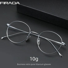 Load image into Gallery viewer, FIRADA Vintage Round Eyeglasses β Titanium Luxury Frame for Men & Women