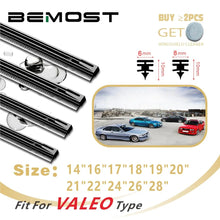 Load image into Gallery viewer, Car Wiper blade Insert Natural Rubber Strip Windshield strips (Refill) 8mm 6mm 14"16"17"18"19"20"21"22"24"26"28" Car Accessories