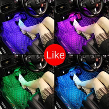 Load image into Gallery viewer, Universal RGB LED Car Interior Lights - 8-Color Ambient Strip Lamps with Music Control