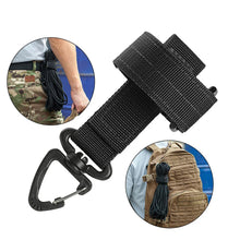 Load image into Gallery viewer, Multi-purpose Nylon Gloves Hook Work Gloves Safety Clip Outdoor Tactical Climbing Rope Camping Hanging Buck Outdoor Camping