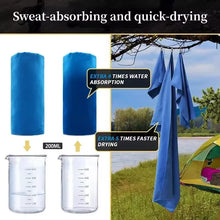 Load image into Gallery viewer, Quick-Drying Sports Towel 40x80CM Blue Grey Green Orange Swimming Gym Fitness Camping Running Beach Washcloth Towels