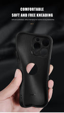 Load image into Gallery viewer, Luxury PU leather Phone Case For iPhone 14 13 Pro Max 12Pro 11Pro Max 13 12 Pro XS MAX XR X SE 7 8 plus Fashion Back Cover Leather Back Case for iPhone 14 Pro Shockproof Cover for iPhone
