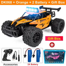 Load image into Gallery viewer, 1:16 RC Drift Racing Car - High-Speed Off-Road Alloy Truck with LED Lights, 20KM/H, 2.4G Radio Control for Kids & Adults