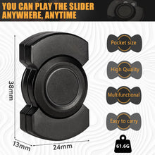 Load image into Gallery viewer, Stainless Steels 3 in 1 Fidget Spinner and Slider Combo with Click Button Metal Toy for Adult Stress Relief