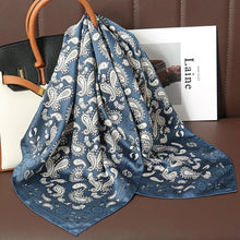Load image into Gallery viewer, Luxury Satin Silk Square Scarf – Shawl, Hijab & Fashion Wrap 2023