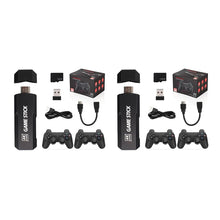 Load image into Gallery viewer, 4K HD Wireless Controllers 40000+ Games 2.4G Arcade Console Support TF Card Expansion TV Mini Game Console Max 256GB for PS1