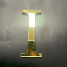 Load image into Gallery viewer, Gold Mirror 3D Letter Wall Stickers – Acrylic Peel & Stick Decor