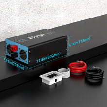 Load image into Gallery viewer, 2500W/3000W/4000W Power Inverter Pure Sine Wave DC 12V To AC 110V 120V with Remote Control and USB LCD Display For Vehicles RV