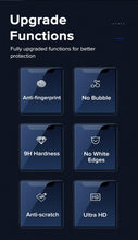 Load image into Gallery viewer, 2PCS 9H Tempered Glass For iPhone 13 Pro Max 12 11 X XR XS 7 8 8P Max Full Cover Ultra-HD Screen Protector for iPhone 13 Tempered Glass Film with Auto Alignment Tool Easy Installation 99% HD Clear 9H Hardness Bubble Free Screen Protector For iPhone