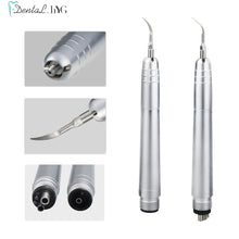 Load image into Gallery viewer, Dental Ultrasonic Air Scaler With 4 Tips Teeth Cleaning 2/4 Holes Handpiece Dental Teeth Whitening Cleaner Dentist Lab Clinic