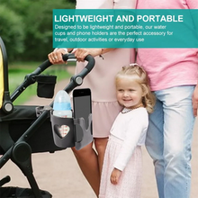 Load image into Gallery viewer, Stroller Cup & Phone Holder 2-in-1 Pram Pushchair Bottle Accessory